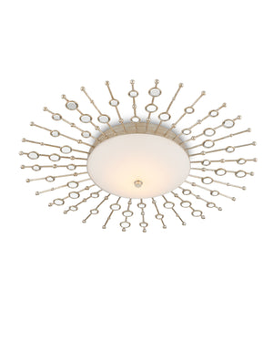 Planisphere Silver Flush Mount