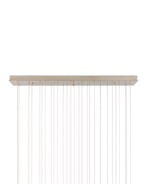 Posh 30-Light Linear Multi-Drop Pendant