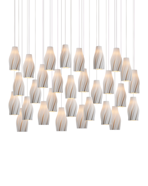 Posh 30-Light Linear Multi-Drop Pendant