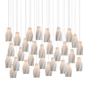 Posh 30-Light Linear Multi-Drop Pendant