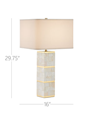 Casey Mother of Pearl Table Lamp