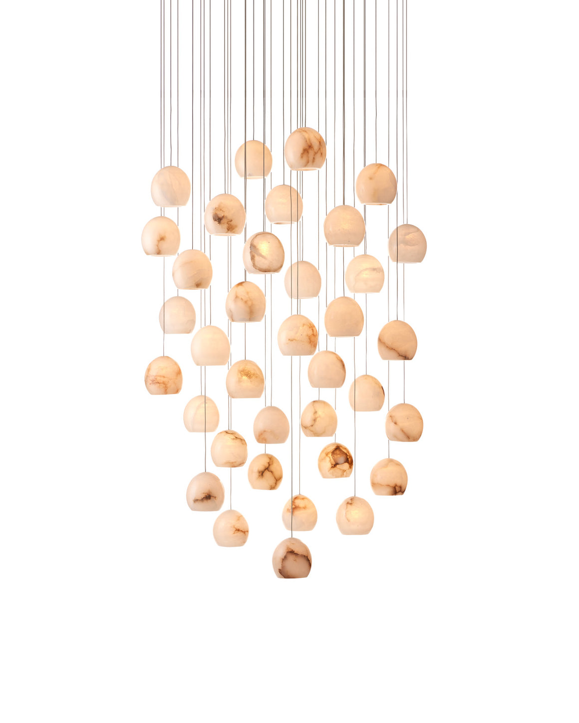 Lazio 36-Light Round Multi-Drop Pendant