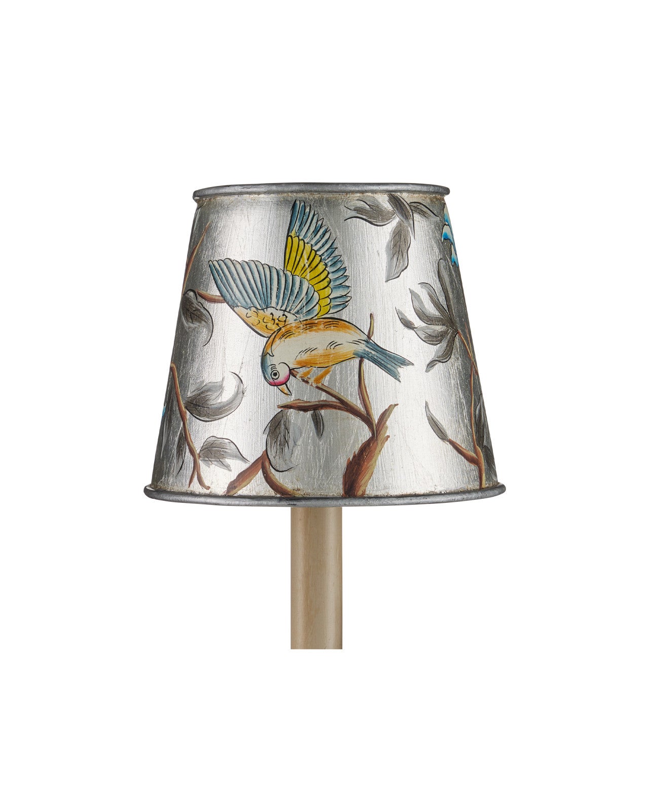 Victoria Silver Tapered Chandelier Shade