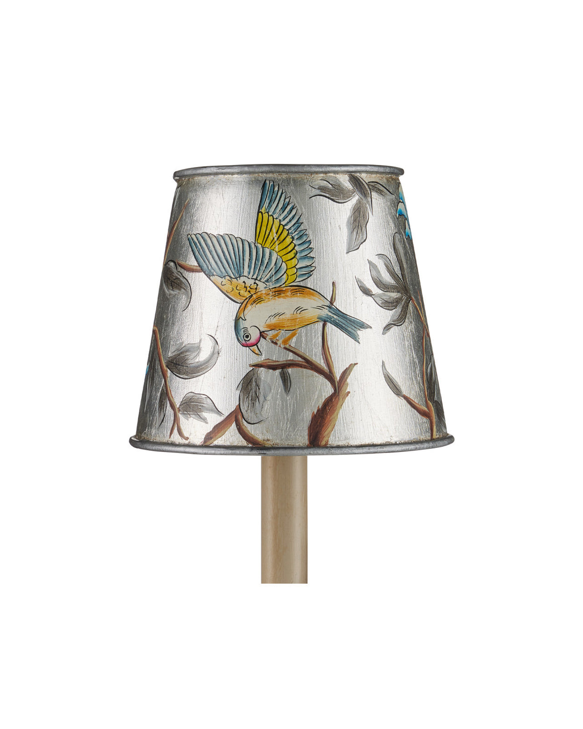 Victoria Silver Tapered Chandelier Shade