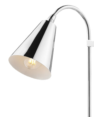 Symmetry Nickel Double Desk Lamp