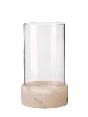 Charlotte Stacked Alabaster Hurricane, Short
