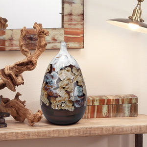 Collage Ceramic Decorative Vase, Large