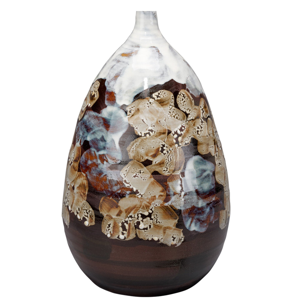 Collage Ceramic Decorative Vase, Large