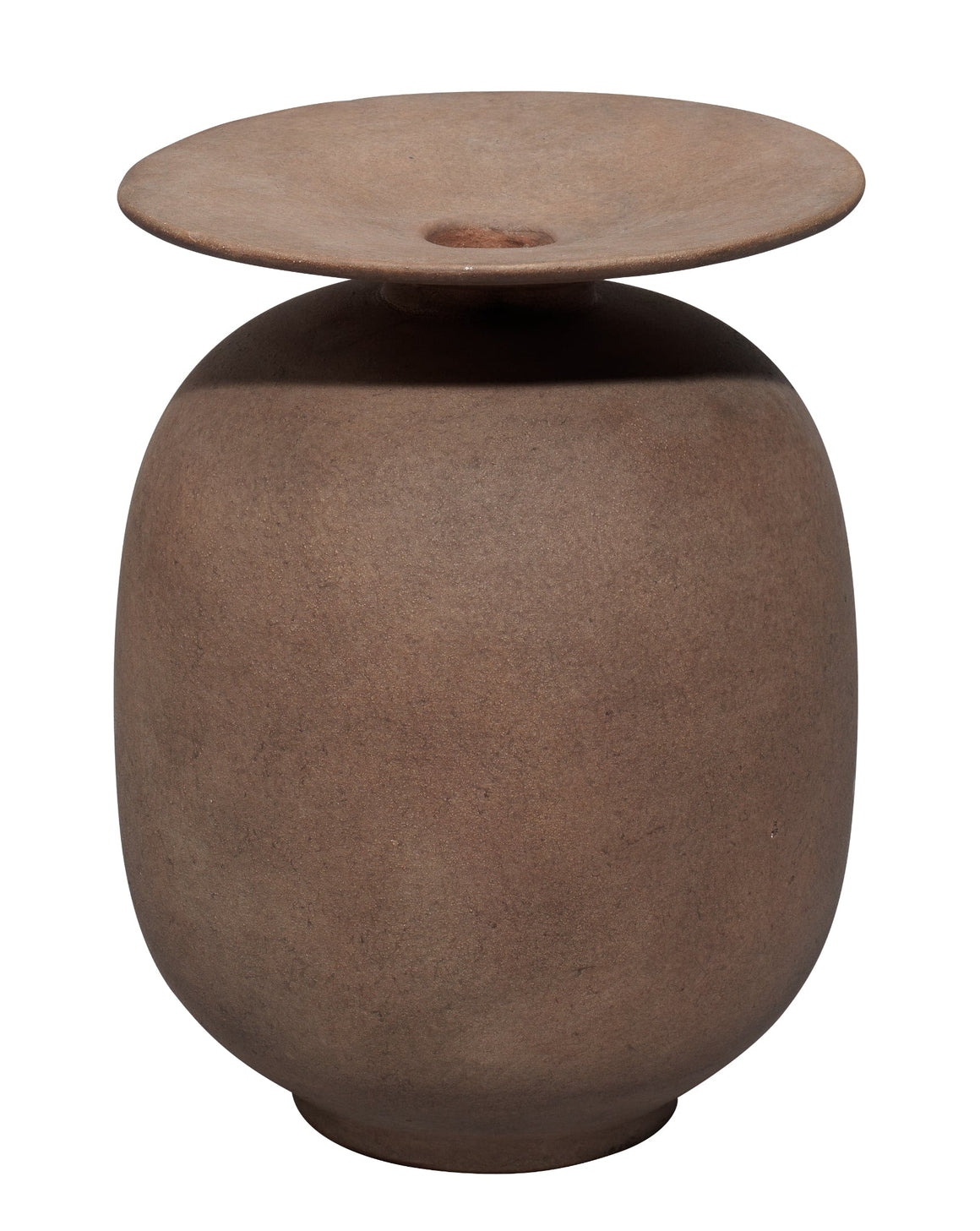 Highland Decorative Ceramic Vase, Brown