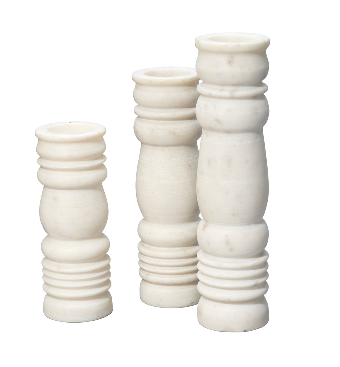 Monument Marble Candlesticks (set of 3)