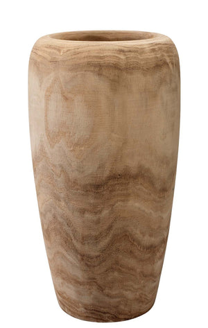 Ojai Wooden Decorative Vase