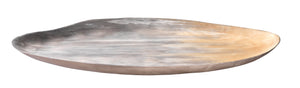 Palette Oval Decorative Tray, Grey