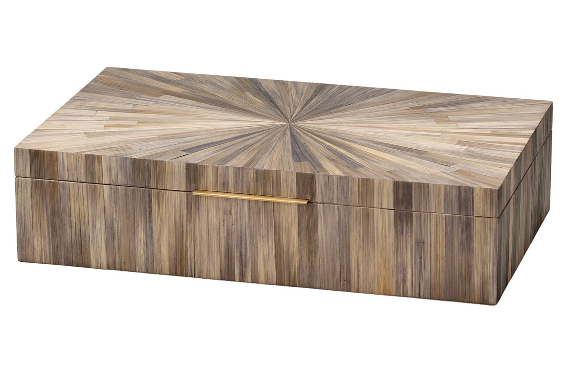 Palm Marquetry Decorative Box