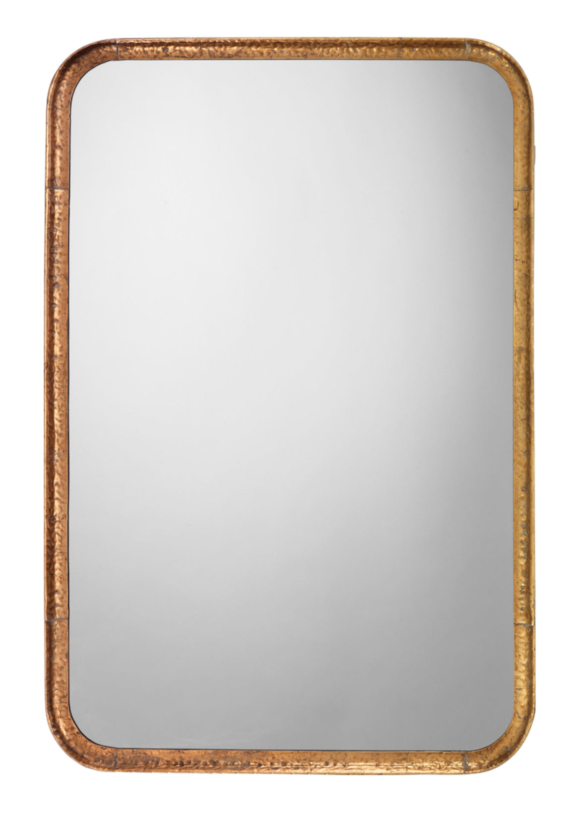 Principle Iron Rectangle Wall Mirror, Gold