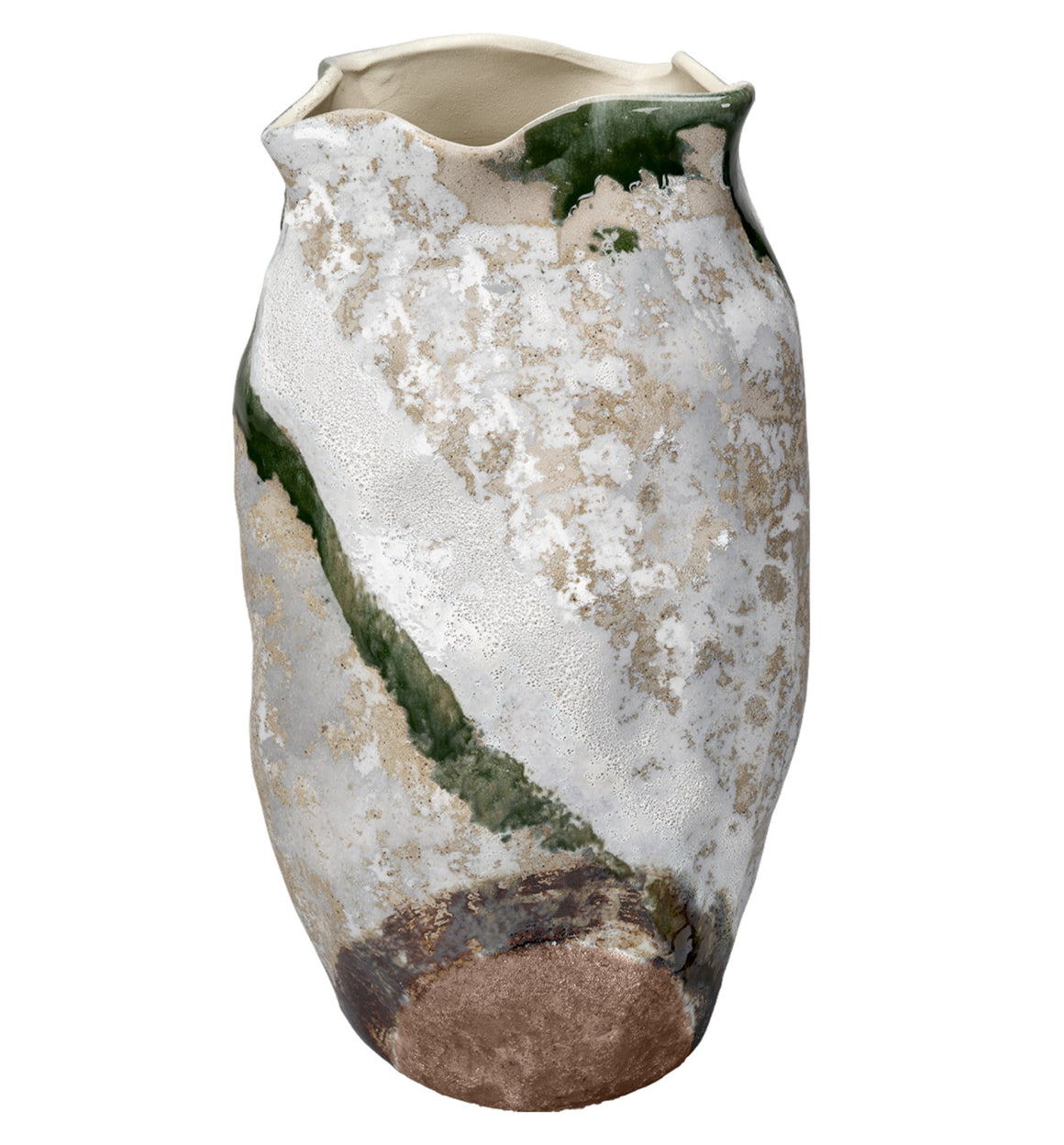 Sandcastle Ceramic Decorative Vase, Large