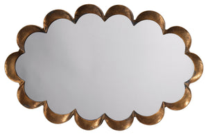 Scalloped Steel Wall Mirror
