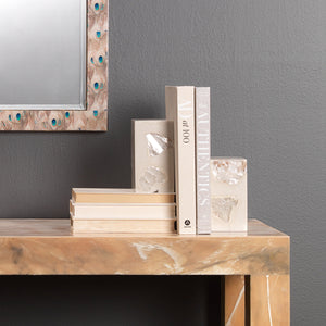 Slab Mica Bookends (Set of 2)