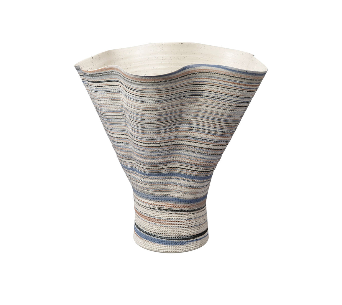 Splayed Porcelain Decorative Vase