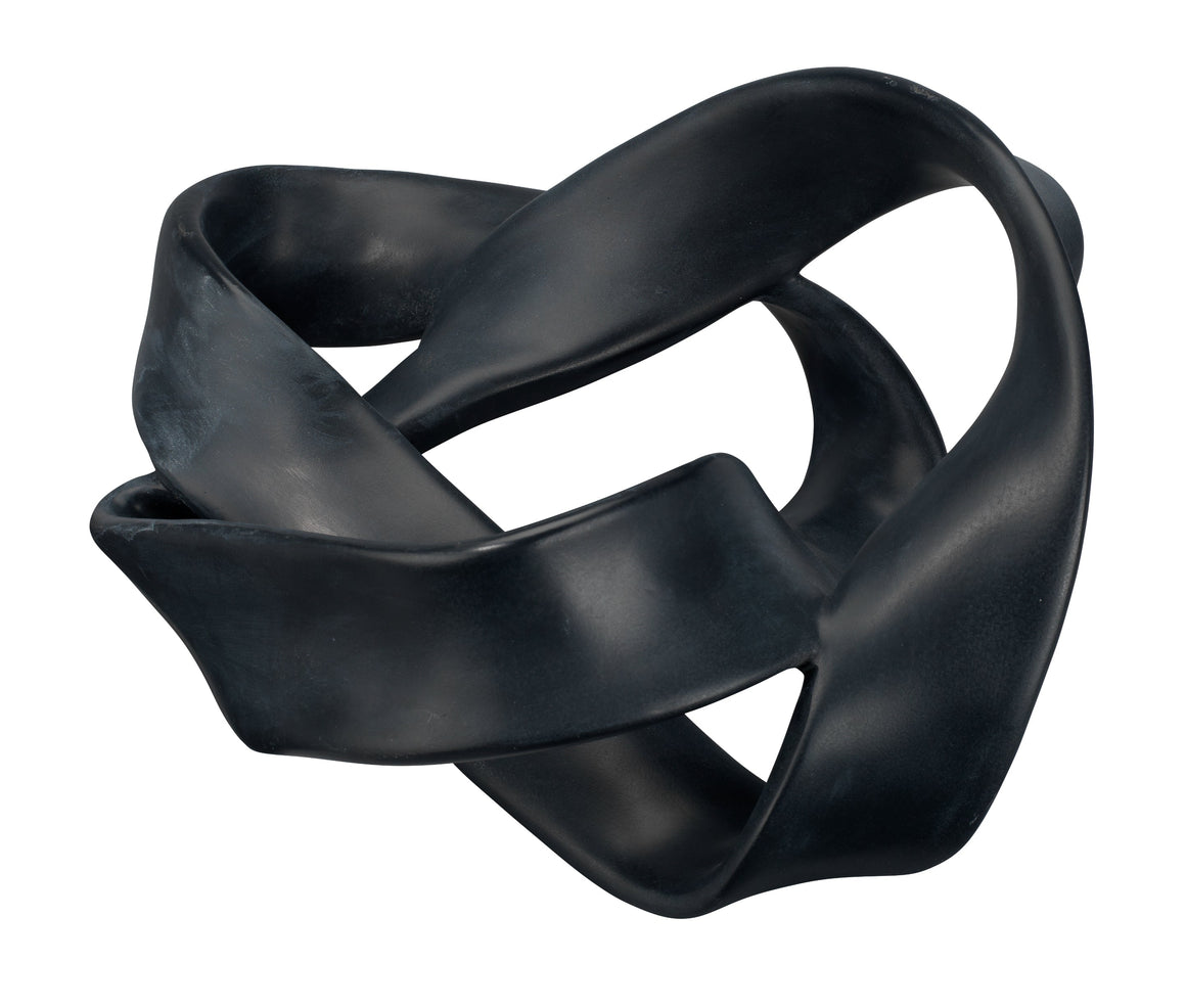 Tangled Resin Decorative Table Object, Black