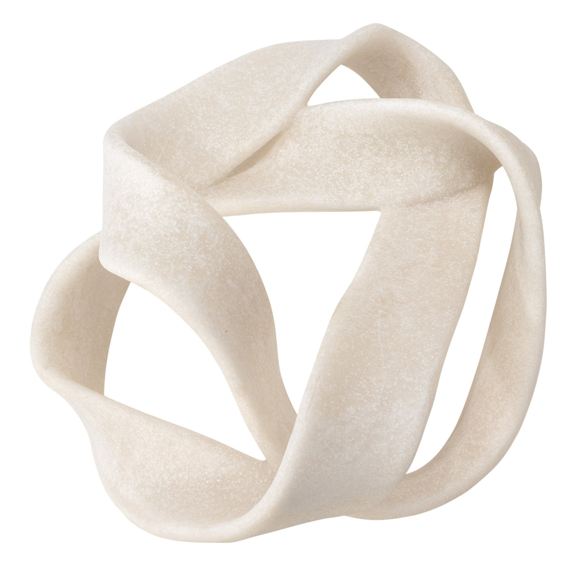 Tangled Resin Decorative Table Object, Off-White
