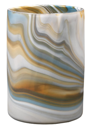 Terrene Hand Blown Decorative Glass Vase, Medium