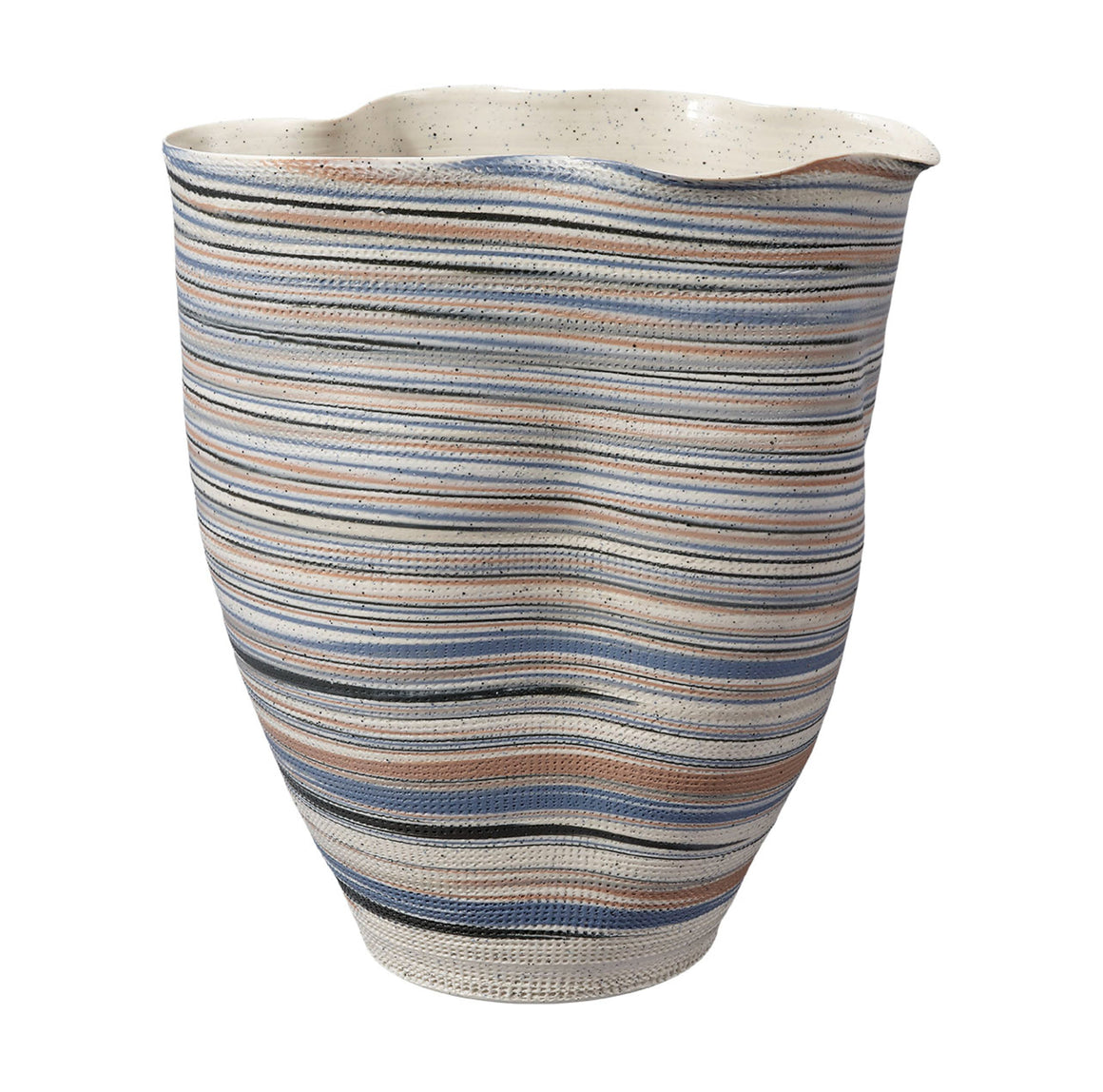Undulation Porcelain Decorative Vase