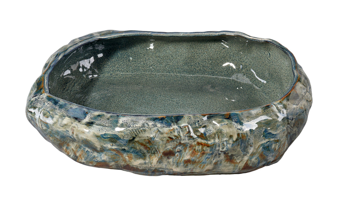 Unearthed Round Ceramic Decorative Bowl