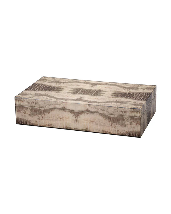 Venom Decorative Box, Charcoal Lacquer