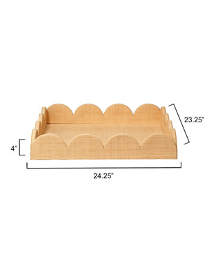 Wonderland Scalloped Tray