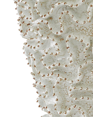 Swirl Large White Vase