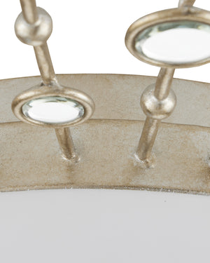 Planisphere Silver Flush Mount
