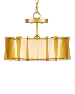 Berwick Gold Semi-Flush Mount