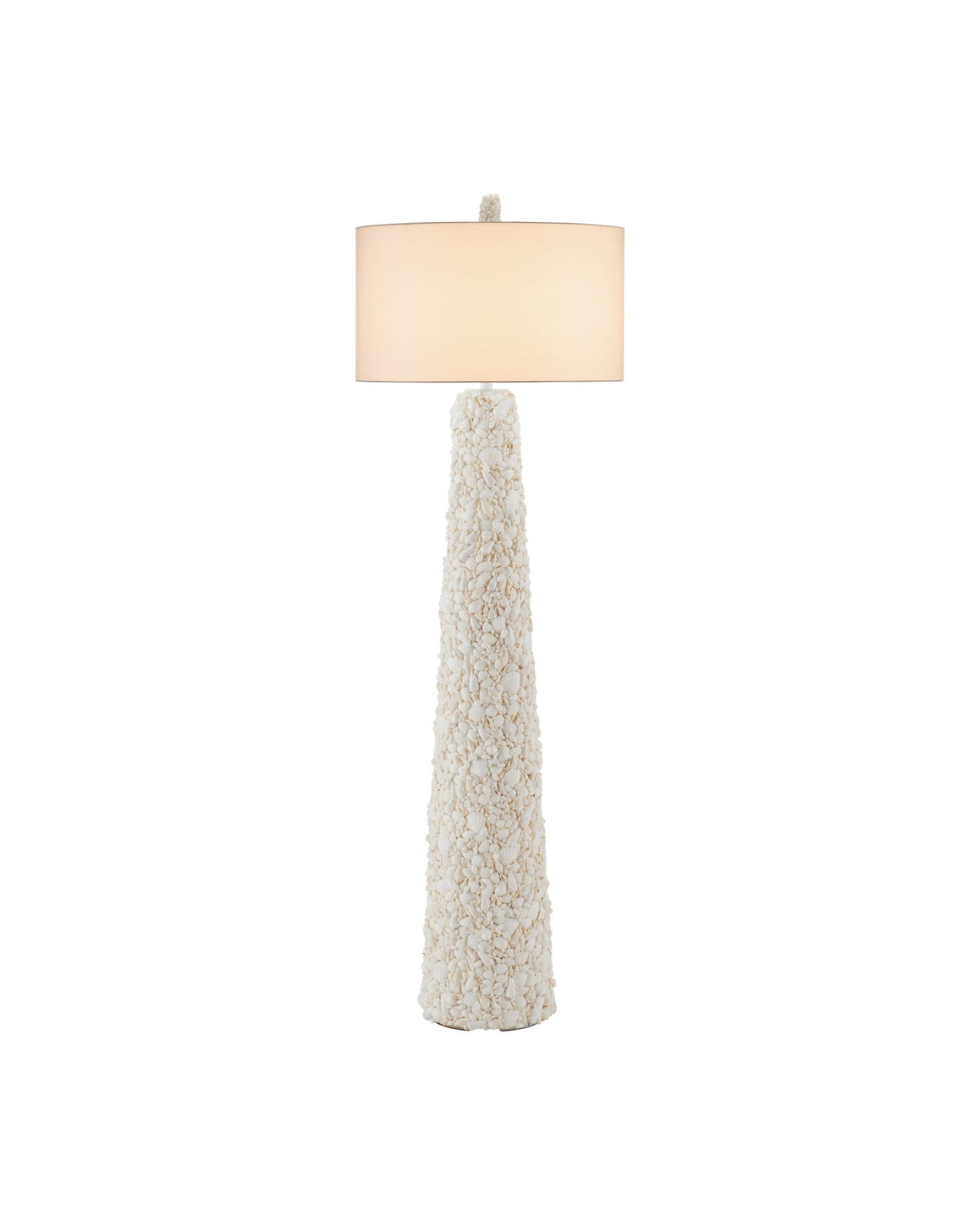 Turbinella White Floor Lamp