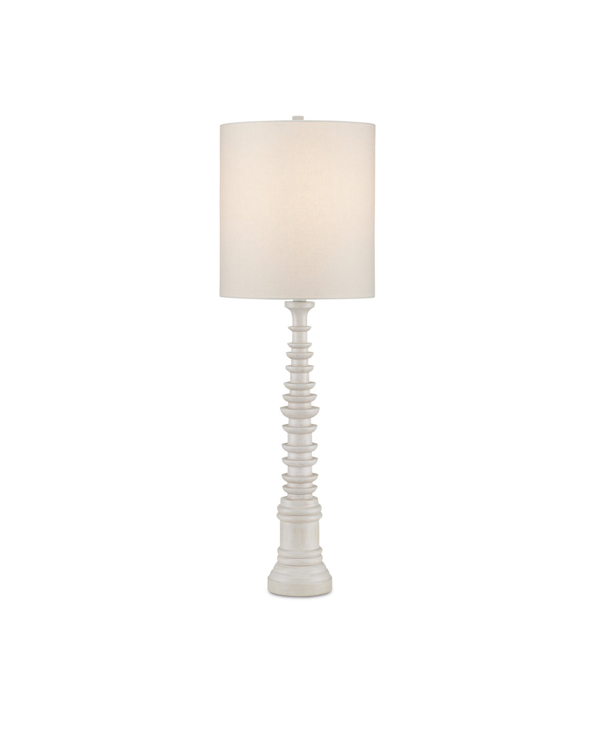 Malayan White Table Lamp