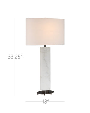 Stanhope White Table Lamp