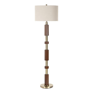 Uttermost Stacked Wooden Floor Lamp