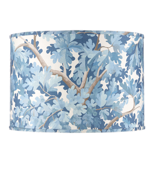 Woodland Blue Drum Lamp Shade