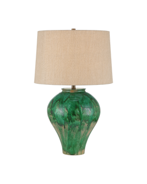 Blarney Green Table Lamp