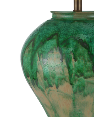 Blarney Green Table Lamp