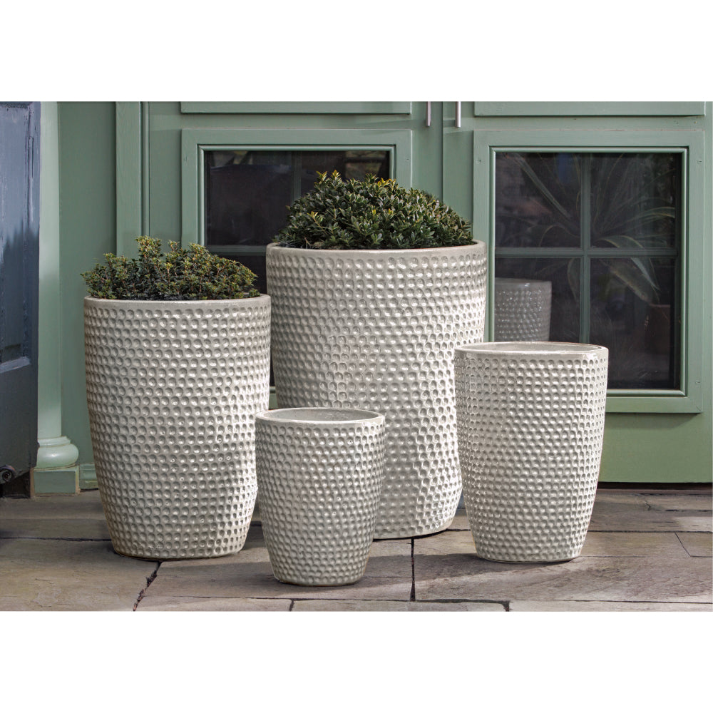 Pearl Tall Terra Cotta Coin Pot Planters – Set of 4