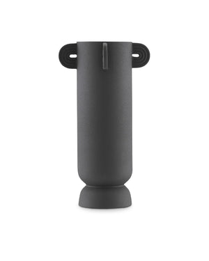 Happy 40 Tube Black Vase