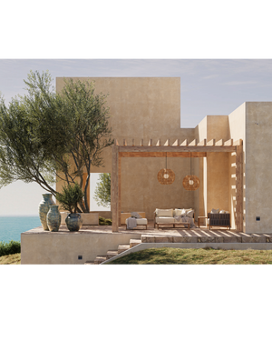 Barbary Fluted Outdoor Pendant