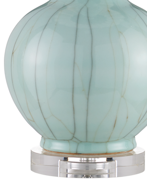 Celadon Crackle Table Lamp