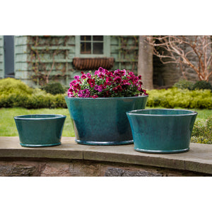 Indigo Rain Darrowby Glazed Planters – Set of 3