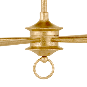 Nottaway Two-Tier Gold Chandelier