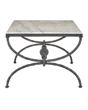 Agora White Travertine Cocktail Table