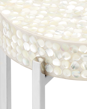 Gerri Dot Mother of Pearl Drinks Table