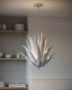 Agave White Chandelier