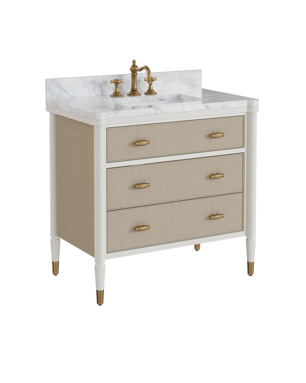 Aster 36" Vanity with Rectangular Undermount Sink
