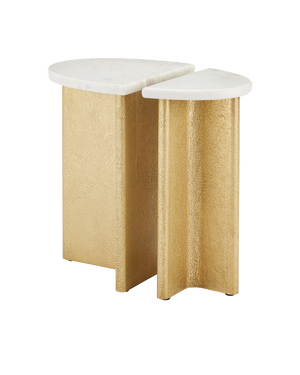 Doublet Marble Accent Table Set of 2